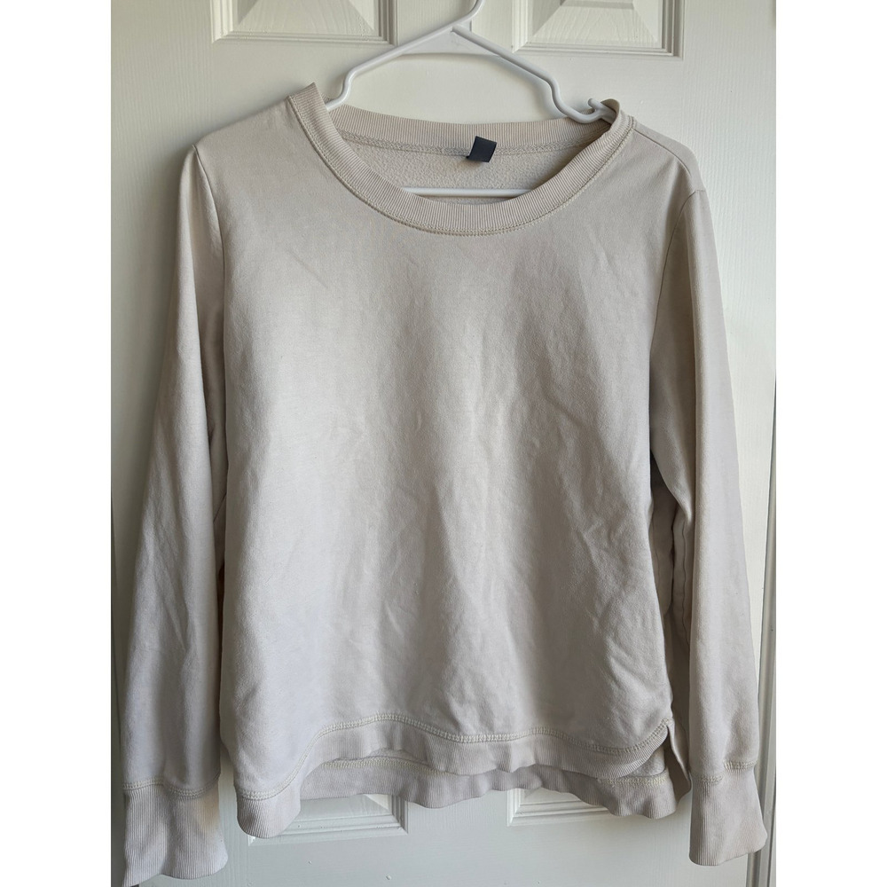 Joe Fresh Cream Crewneck Sweatshirt